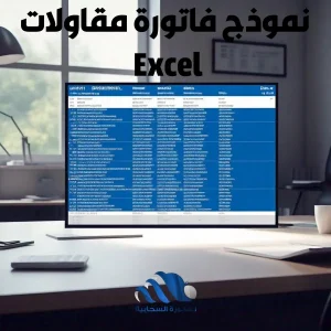 نموذج فاتورة مقاولات Excel